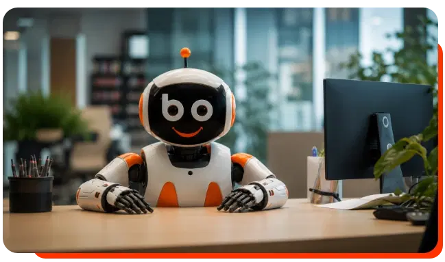 Funcionário digital da hobots